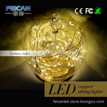 100 Led String Lights Copper Wire 16ft LED Starry Light for Christmas Wedding and Party
